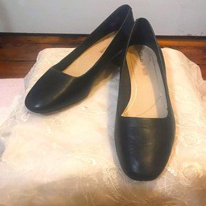 Clarks Leather Heels, Size 9